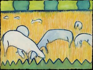 Sheep, Crowhurst, Surrey, England #8