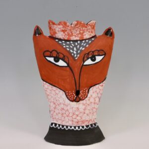 Red Fox Vase