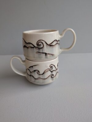 Cappuccino ocean mug