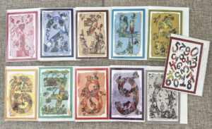 Number Series Blank Note Cards
