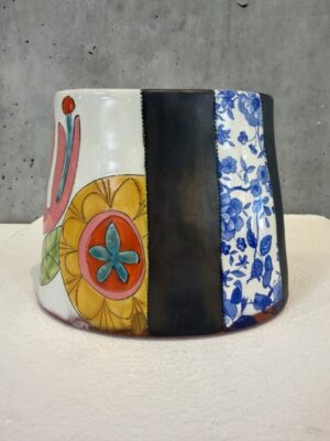 Meadow Dream Oval with Black Stripes