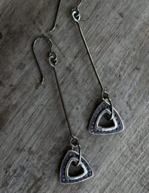 Trillion Dangle Earrings