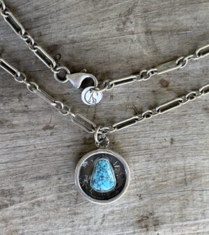 Turquoise Medallion Necklace