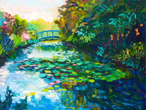 Pianissimo at Giverny - 8x10" Print Matted to 11x14"